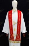 STOLA PASTORALE ROSSA 4208A22