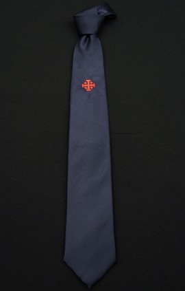 CRAVATTA BLU PER CAVALIERE SANTO SEPOLCRO