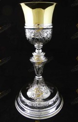 BAROQUE CHALICE IN SILVER PL110