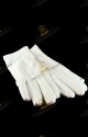 WHITE CONSTANTINIAN  ORDER KNIGHT'S GLOVES