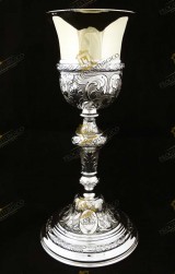 SIMPLE CHALICE IN SILVER PL116