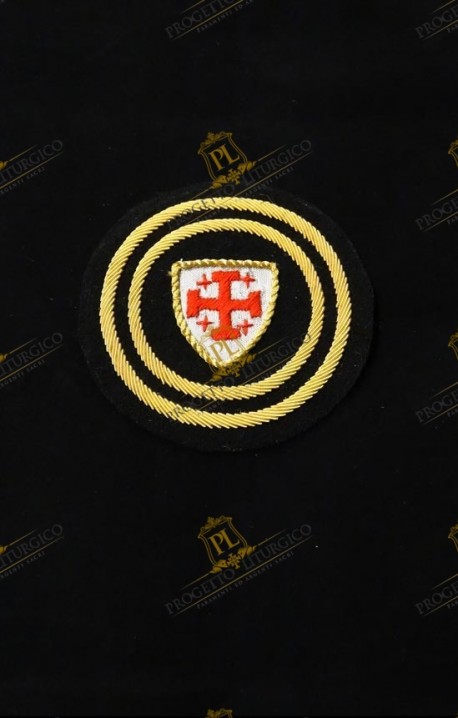 BERET BADGE RANK FOR COMMANDER WITH STAR HOLY SEPULCHRE