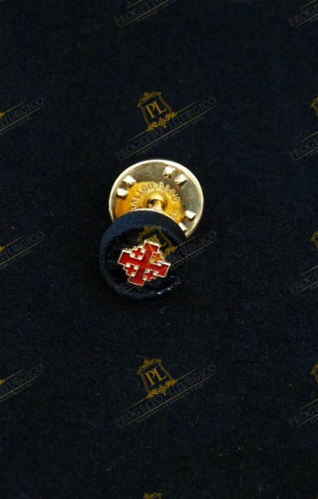 ROSETTE LAPEL PIN FOR KNIGHT HOLY SEPULCHRE JERUSALEM (KHS)