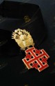 NECK INSIGNIA FOR KNIGHT HOLY SEPULCHRE JERUSALEM (KHS)