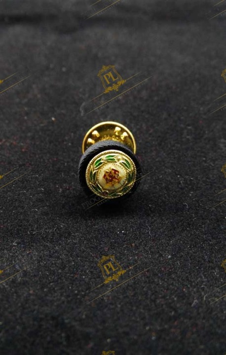 ROSETTE LAPEL PIN FOR KNIGHT COMMANDER WITH STAR HOLY SEPULCHRE JERUSALEM (KC*HS)