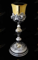 SACRED CHALICE WITH DEER PL128