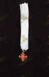 MINIATURE INSIGNIA FOR KNIGHT OF OFFICE SACRED MILITARY COSTANTINIAN ORDER OF SAINT GEORGE - SPANISH BRANCH