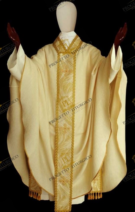 EARLY CHRISTIAN WHITE CHASUBLE 52244A109