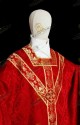  EARLY CHRISTIAN RED CHASUBLE 51116A62
