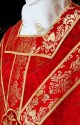  EARLY CHRISTIAN RED CHASUBLE 51116A62