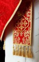  EARLY CHRISTIAN RED CHASUBLE 51116A62