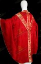  EARLY CHRISTIAN RED CHASUBLE 51116A62