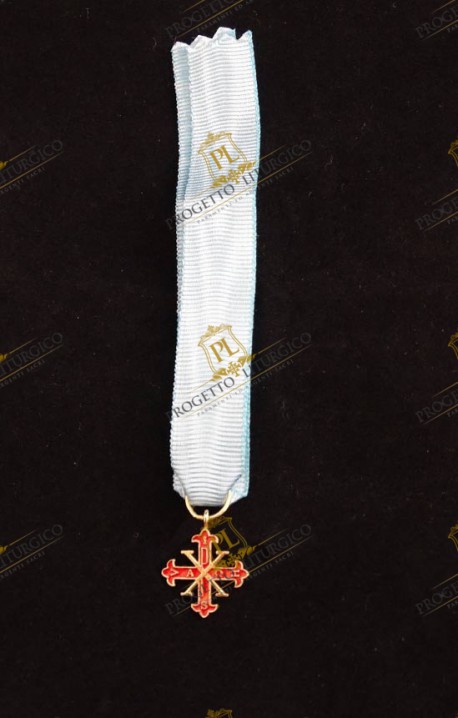 MINIATURE INSIGNIA FOR KNIGHT OF MERIT SACRED MILITARY COSTANTINIAN ORDER OF SAINT GEORGE - SPANISH BRANCH