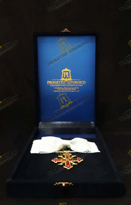 INSEGNE CAVALIERE DI MERITO ORDINE COSTANTINIANO DI SAN GIORGIO IN ARGENTO