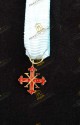 INSEGNE CAVALIERE DI MERITO ORDINE COSTANTINIANO DI SAN GIORGIO IN ARGENTO
