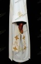 STOLA DIACONALE BIANCA 568F11