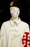 WHITE REUSABLE COTTON FACE MASK FOR  HOLY  SEPULCHRE  KNIGHT