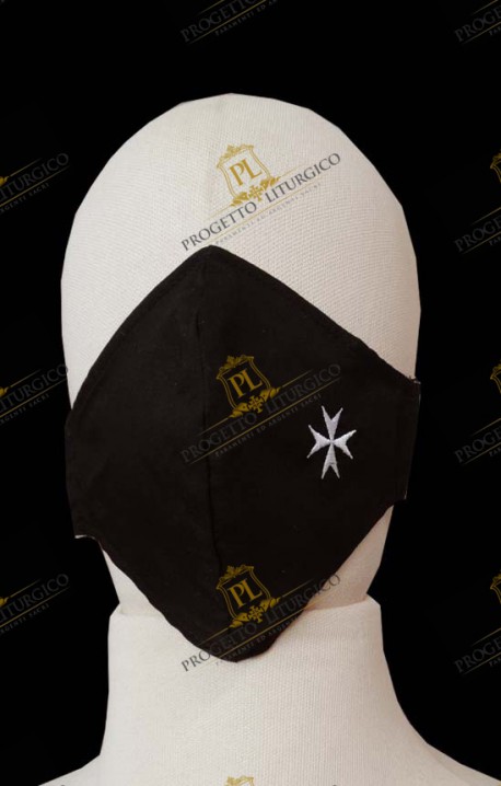 WHITE REUSABLE COTTON FACE MASK FOR  HOLY  SEPULCHRE  KNIGHT