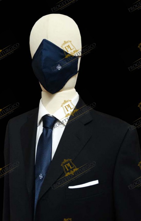 WHITE REUSABLE COTTON FACE MASK FOR  HOLY  SEPULCHRE  KNIGHT