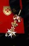 NECK INSIGNIA FOR DONAT OF DEVOTION ORDER OF MALTA