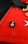 ROSETTE FOR DONAT OF DEVOTION ORDER OF MALTA