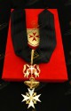 NECK INSIGNIA FOR KNIGHT OF MAGISTRAL GRACE ORDER OF MALTA