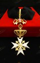 NECK INSIGNIA FOR KNIGHT OF MAGISTRAL GRACE ORDER OF MALTA
