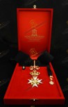NECK INSIGNIA FOR KNIGHT OF MAGISTRAL GRACE ORDER OF MALTA