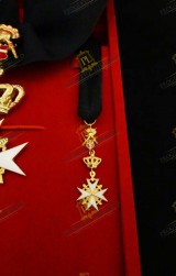 MINIATURE FOR KNIGHT OF GRACE AND DEVOTION ORDER OF MALTA