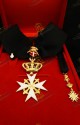 NECK INSIGNIA FOR KNIGHT OF MAGISTRAL GRACE ORDER OF MALTA