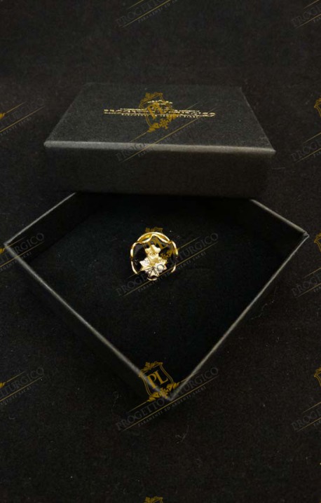 ROSETTE FOR KNIGHT OF GRACE AND DEVOTION ORDER OF MALTA