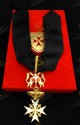 NECK INSIGNIA FOR KNIGHT OF MAGISTRAL GRACE IN OBEDIENCE ORDER OF MALTA