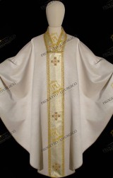 GOTHIC WHITE CHASUBLE 30124A42