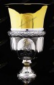 SIMPLE SILVER STERLING LITURGICAL CHALICE PL163