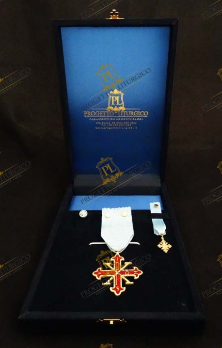 INSIGNIA FOR KNIGHT OF OFFICE SACRED MILITARY COSTANTINIAN ORDER OF SAINT GEORGE - FRANCO NAPOLITAN BRANCH