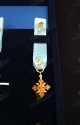MINIATURE INSIGNIA  FOR KNIGHT OF OFFICE SACRED MILITARY COSTANTINIAN ORDER OF SAINT GEORGE - FRANCO NAPOLITAN BRANCH