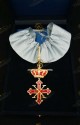 NECK INSIGNIA FOR KNIGHT COMMANDER OF MERIT SACRED MILITARY COSTANTINIAN ORDER OF SAINT GEORGE - FRANCO NAPOLITAN BRANCH