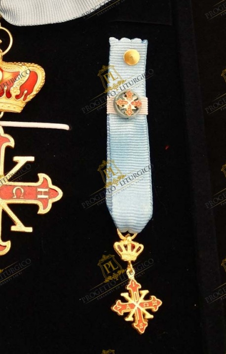 MINIATURE INSIGNIA  FOR KNIGHT COMMANDER OF MERIT SACRED MILITARY COSTANTINIAN ORDER OF SAINT GEORGE - FRANCO NAPOLITAN BRANCH