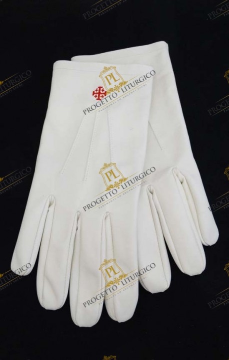 WHITE HOLY  SEPULCHRE  KNIGHT'S GLOVES