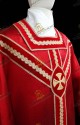 EARLY CHRISTIAN RED CHASUBLE 50328A12