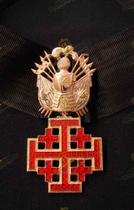 KNIGHT INSIGNIA HOLY SEPULCHRE OF JERUSALEM (KHS)