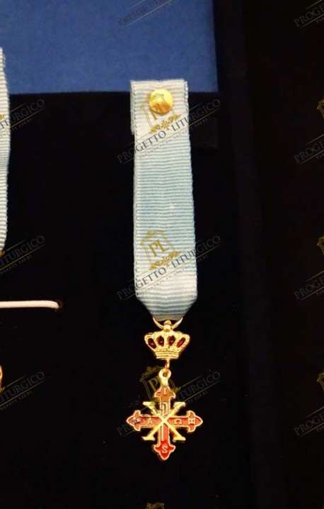 MINIATURA CAVALIERE MERITO COSTANTINIANO NAPOLI