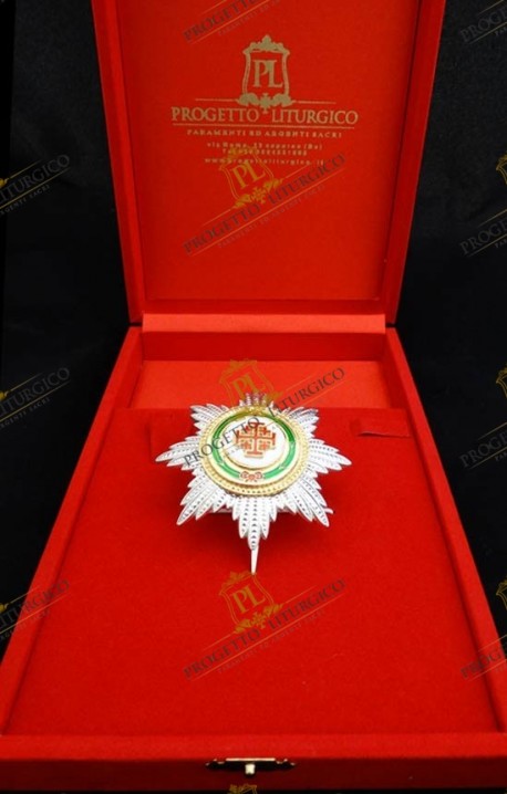 PLACCA PER DAMA DI COMMENDA CON PLACCA SANTO SEPOLCRO