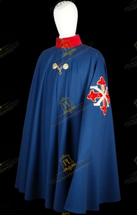 BESPOKE MANTLE CAPE KNIGHT MERITO CONSTANTINIAN ORDER NAPOLITAN BRANCH