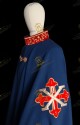 BESPOKE MANTLE CAPE KNIGHT JUSTICE CONSTANTINIAN ORDER NAPOLITAN BRANCH