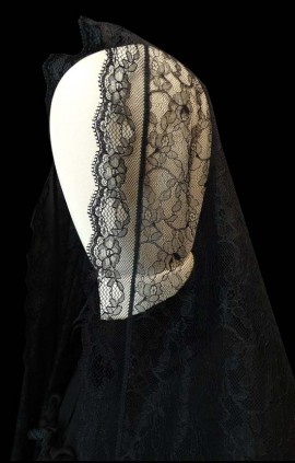 VELO NERO DAMA SANTO SEPOLCRO 23218A135