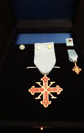 INSIGNIA FOR KNIGHT OF OFFICE SACRED MILITARY COSTANTINIAN ORDER OF SAINT GEORGE - FRANCO NAPOLITAN BRANCH