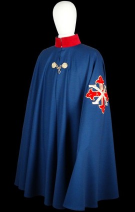 BESPOKE MANTLE CAPE KNIGHT MERITO CONSTANTINIAN ORDER NAPOLITAN BRANCH