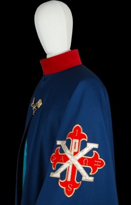 BESPOKE MANTLE CAPE KNIGHT MERITO CONSTANTINIAN ORDER NAPOLITAN BRANCH