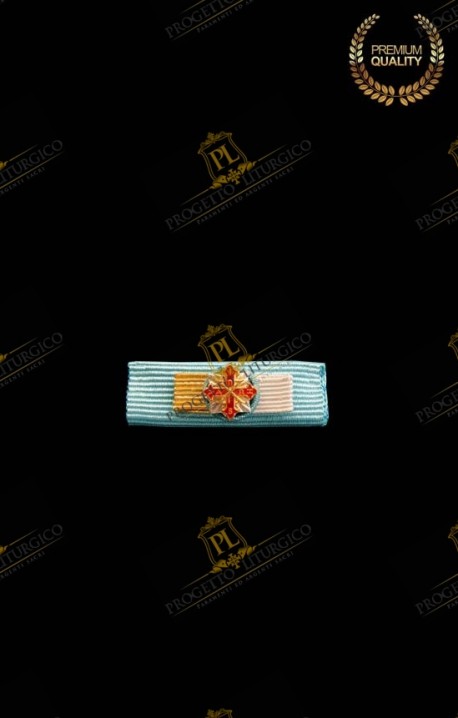 KNIGHT GRAND OFFICER OF MERIT CONSTANTINIAN ORDER NAPOLITAN BRANCH RIBBON FOR MILITARY UNIFORM